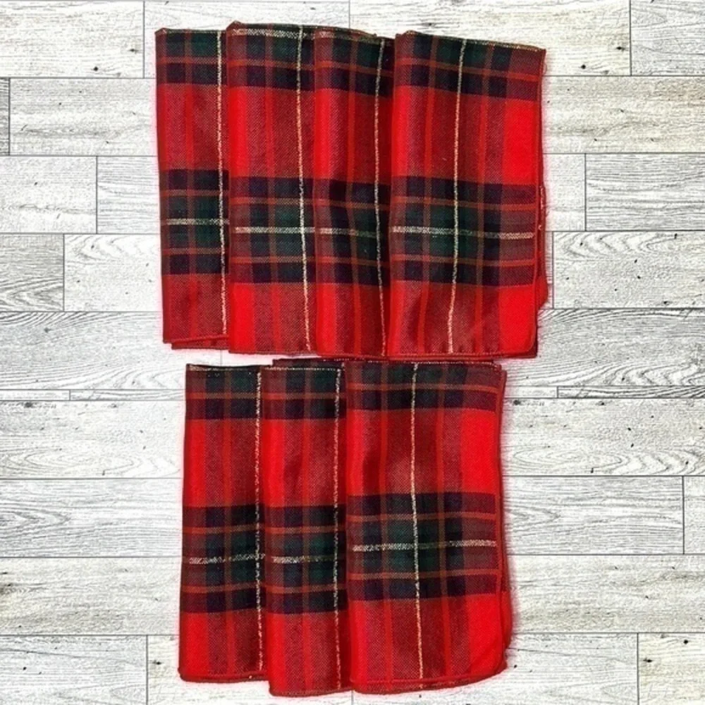 Classic Tartan Napkins Set of 7